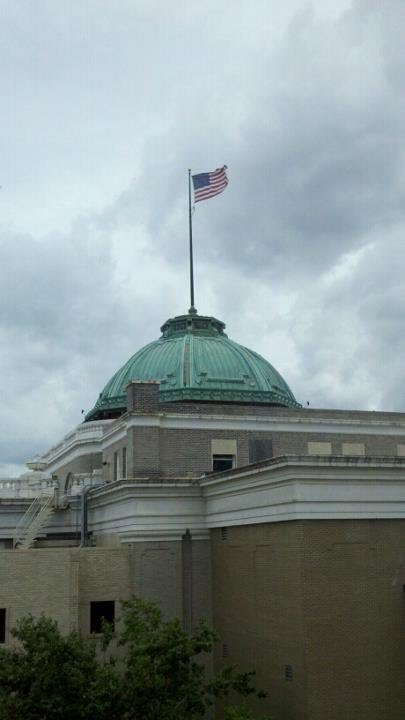 Old Parish Courthouse- Tropical Storm Lee Clouds