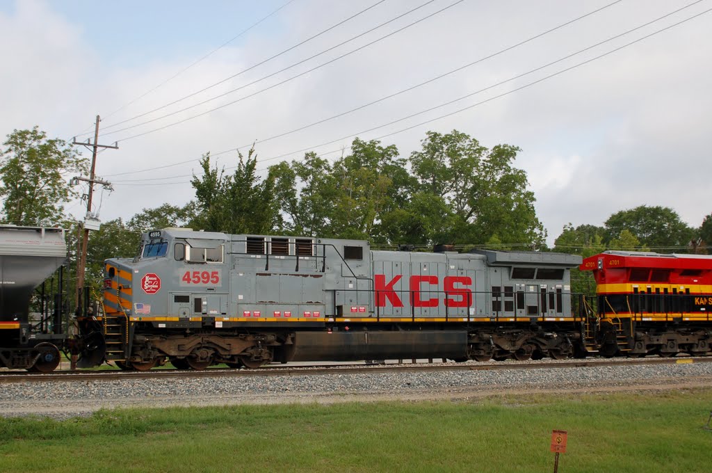 Kansas City Southern Railway Locomotive No. 4594 at Leesville, LA