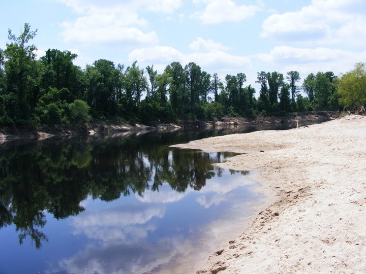 Sabine river at Bon Wier, Texas (Texas Louisiana stateline)
