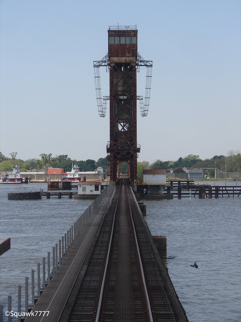 Atchafalaya River Rail Drawbrige