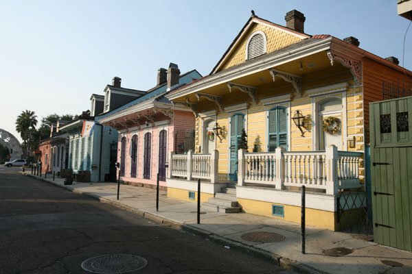 Colorful Houses in the French Quarter