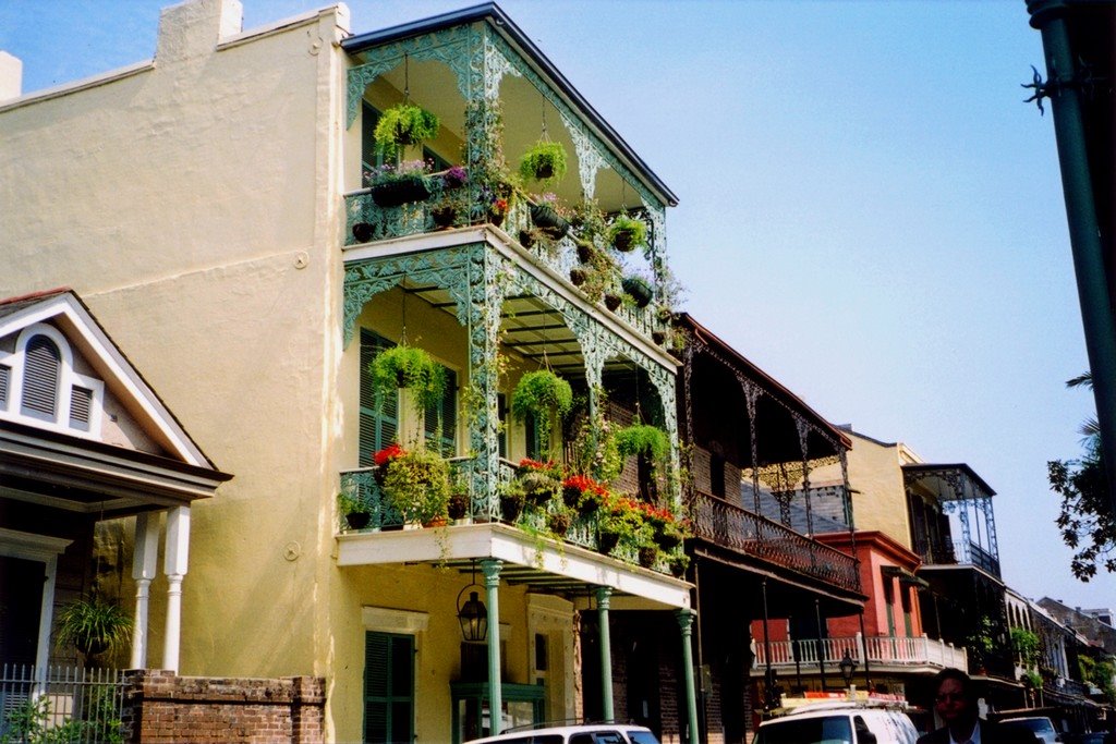 USA, le vieux Carré sur Royal Street le quartier Français à New Orleans