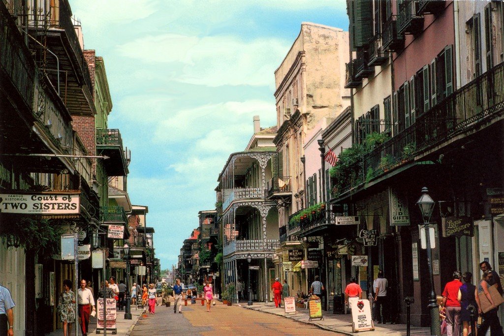 USA, le vieux carré sur Royal Street, le quartier Français