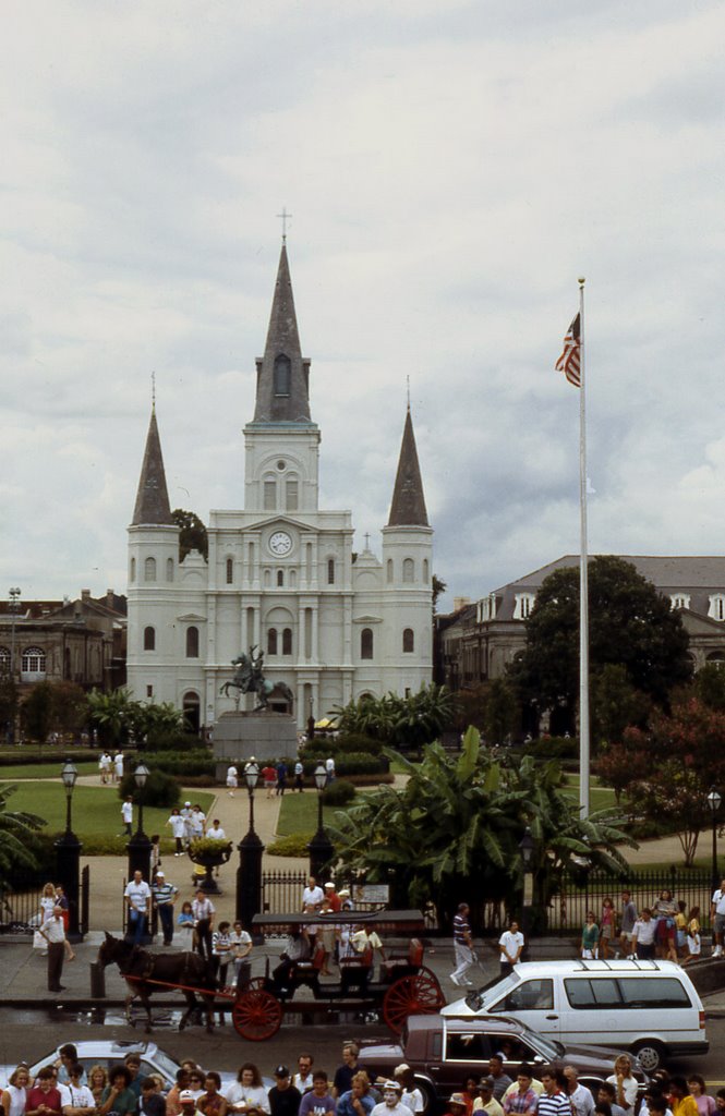 Church in Jackson Square,New Orleans, Luisiana