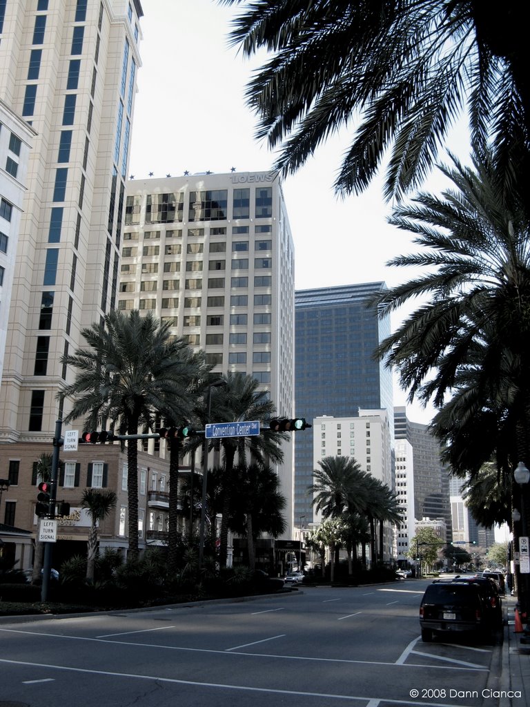 2008 - January 20th - 20:59Z - Looking W - Poydras Street, New Orleans.