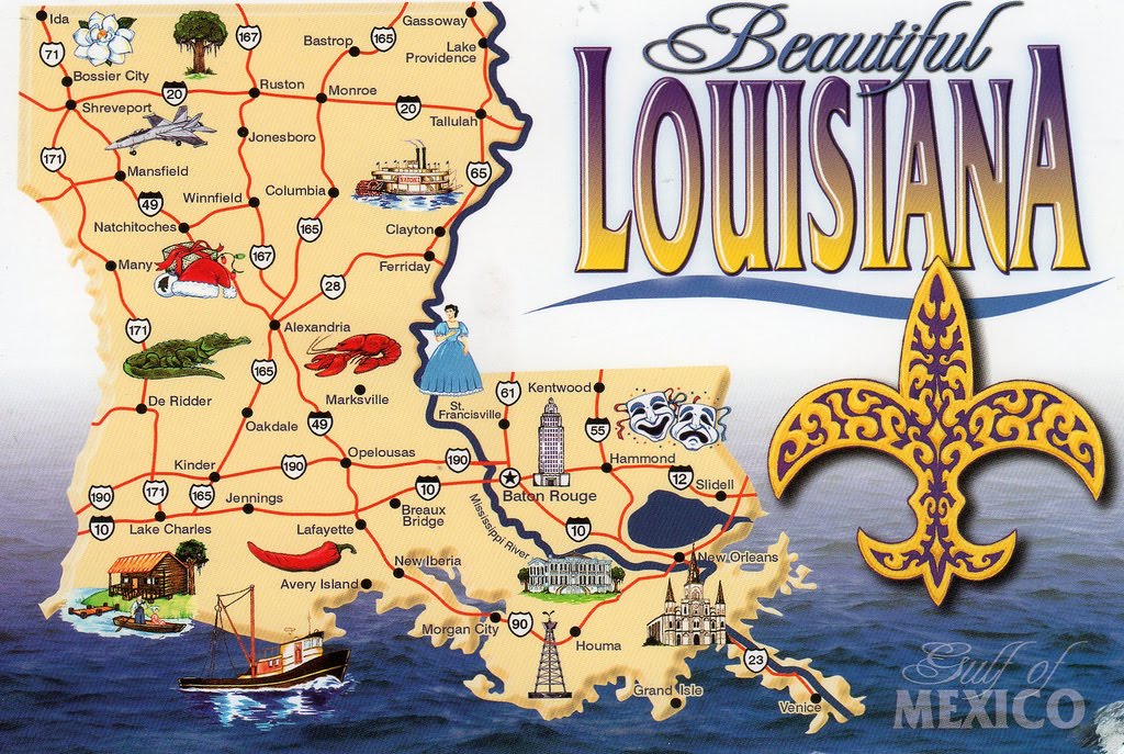 Louisiana postcard