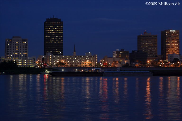 Baton Rouge Skyline at Night