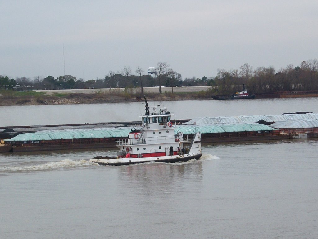 Tug Boat and Barge
