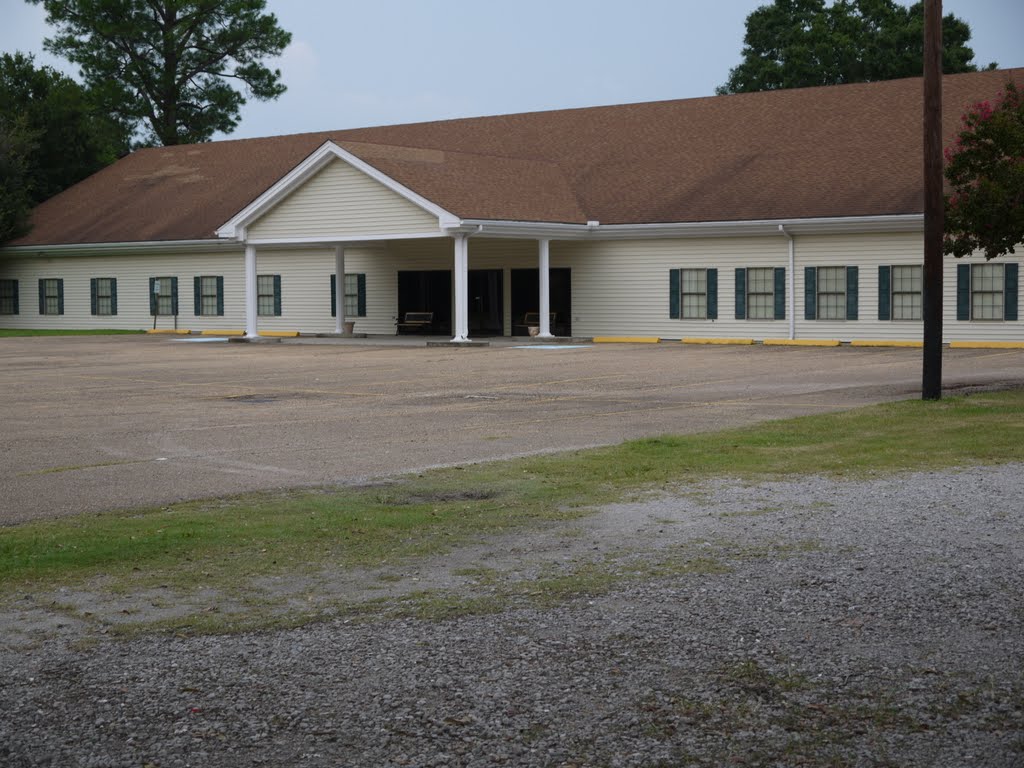 Dustys view of Delhomme Funeral Home