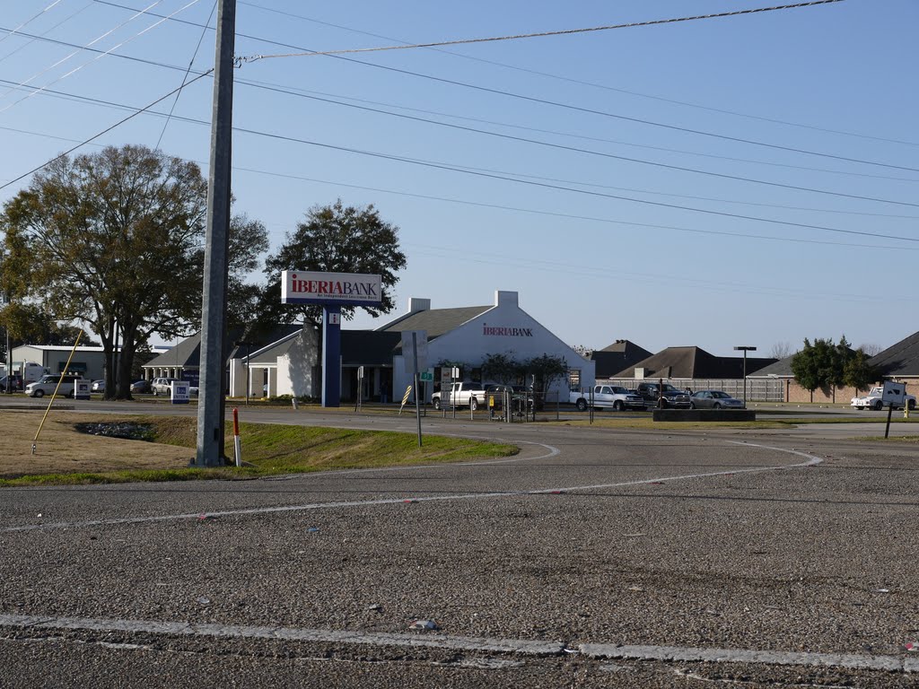 Dustys view of Iberia Bank in Scott