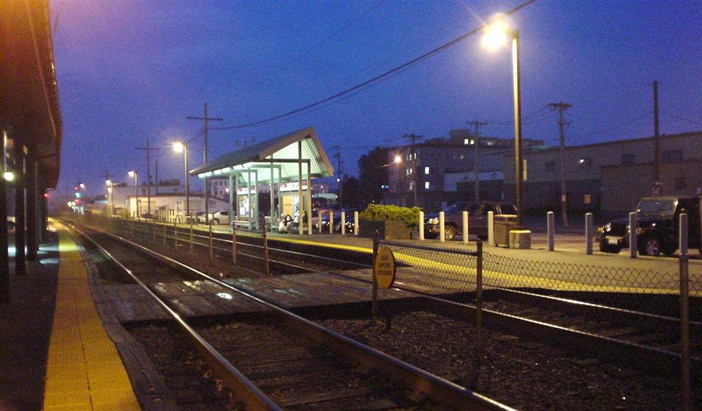 Beverly Depot Station at Dusk - Beverly, MA