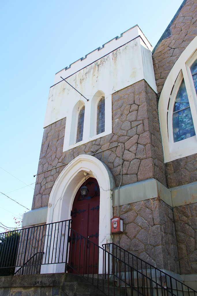 Bridgewater United Methodist Church Entrance (Bridgewater MA)