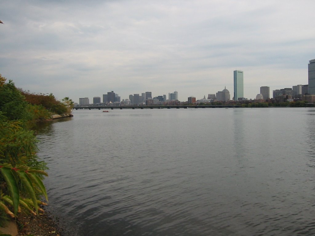 Charles River and Boston skyline