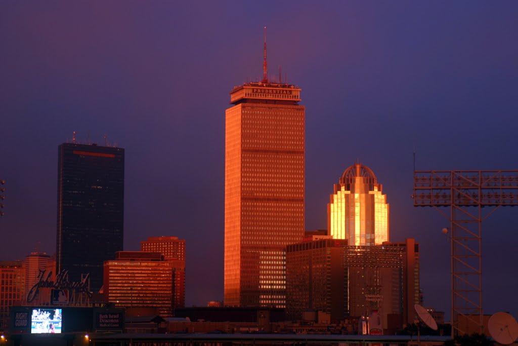 Boston in red (true color)