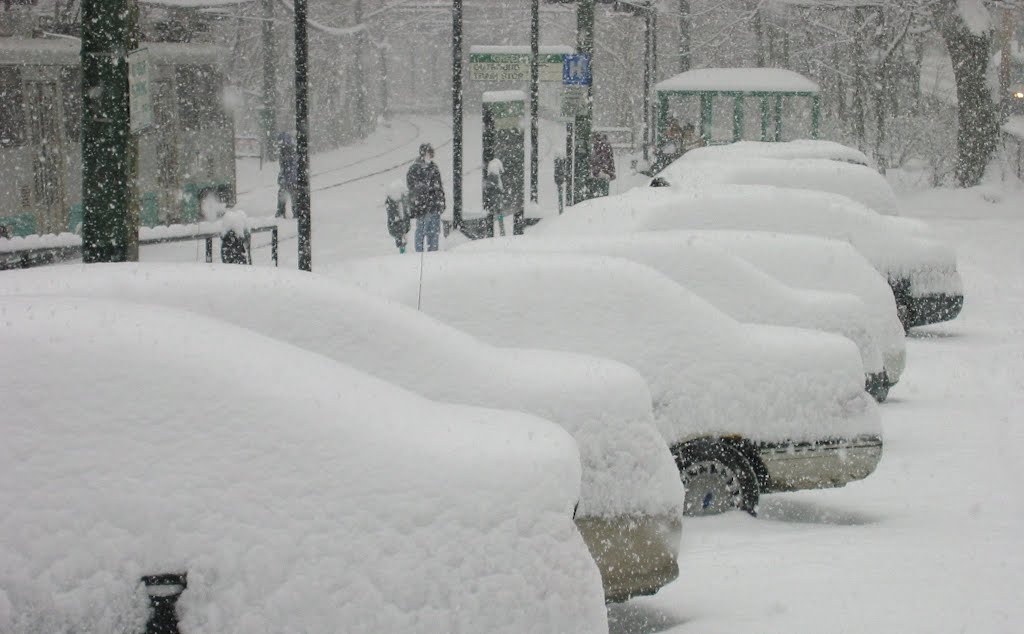 Snowstorm in Boston