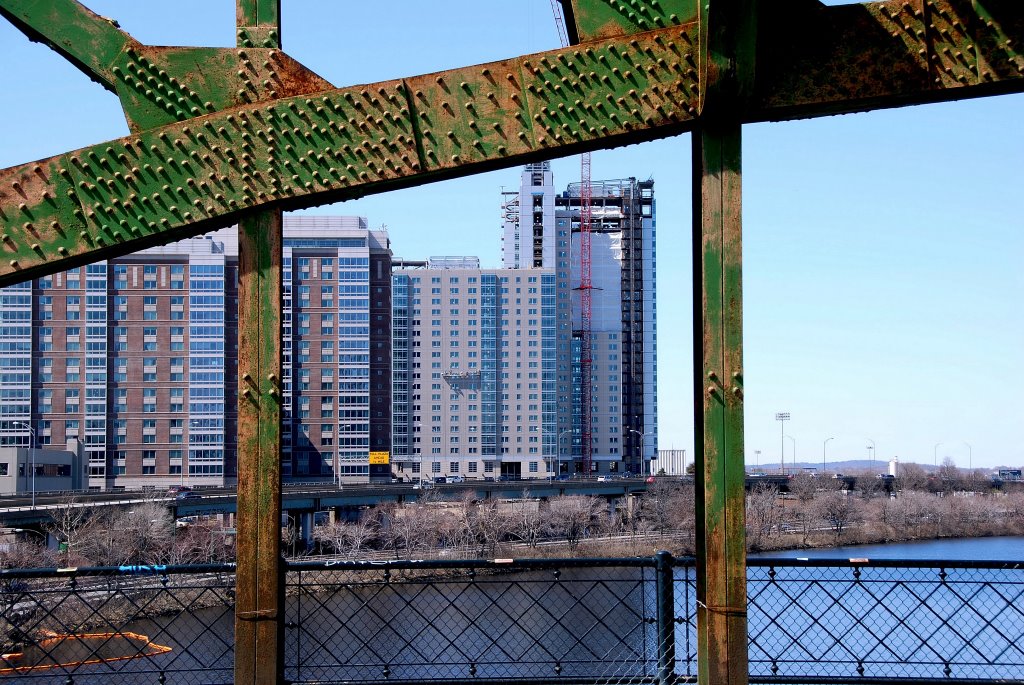 BU West Campus from Boston University Bridge