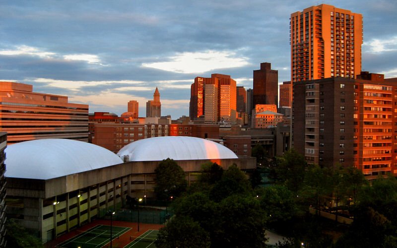 Boston at Sunset