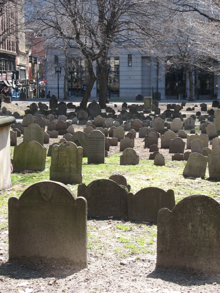 Old Granary burying ground - April 2007