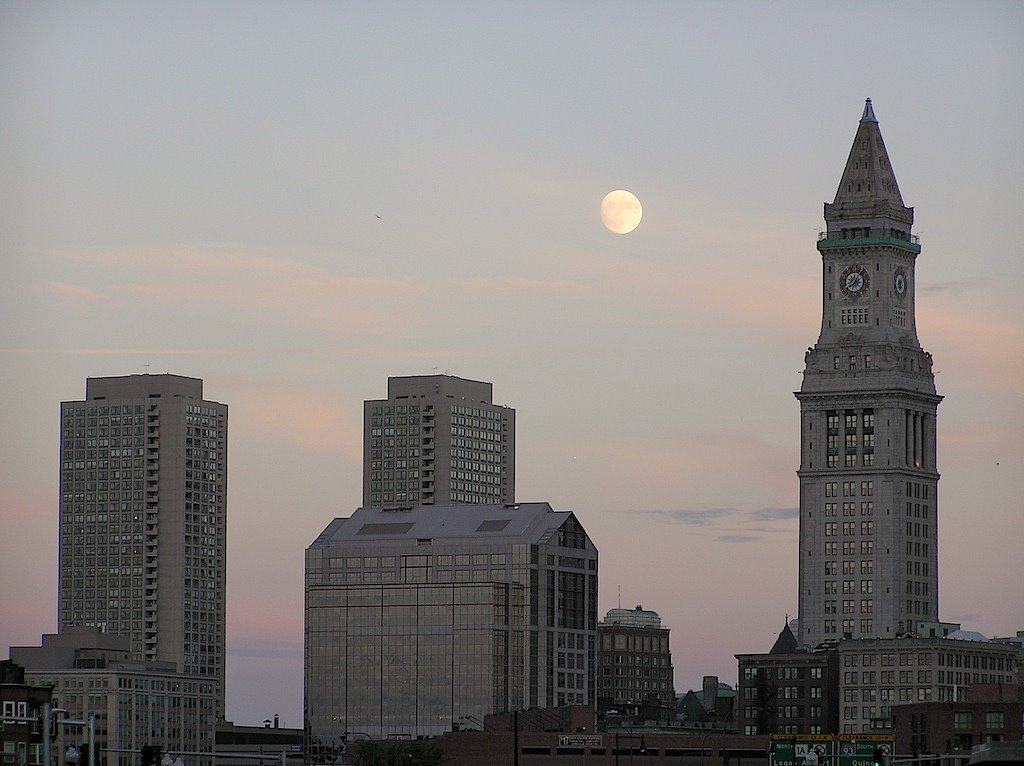 Boston by night