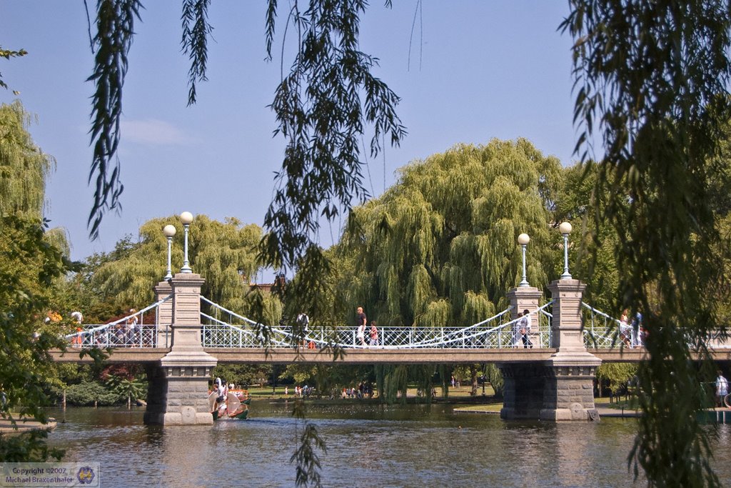 Suspension bridge in the Public Garden