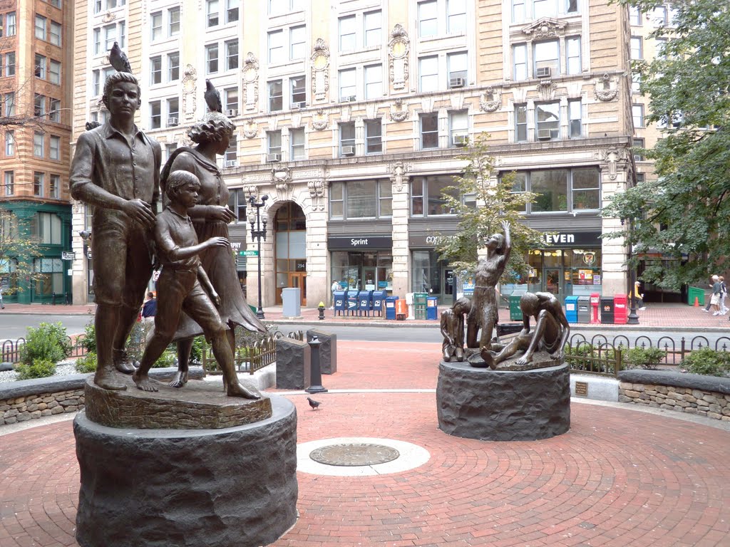 Boston - Irish Famine Memorial by Robert Shure