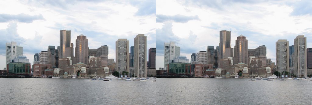Rowes Wharf from the Harbor