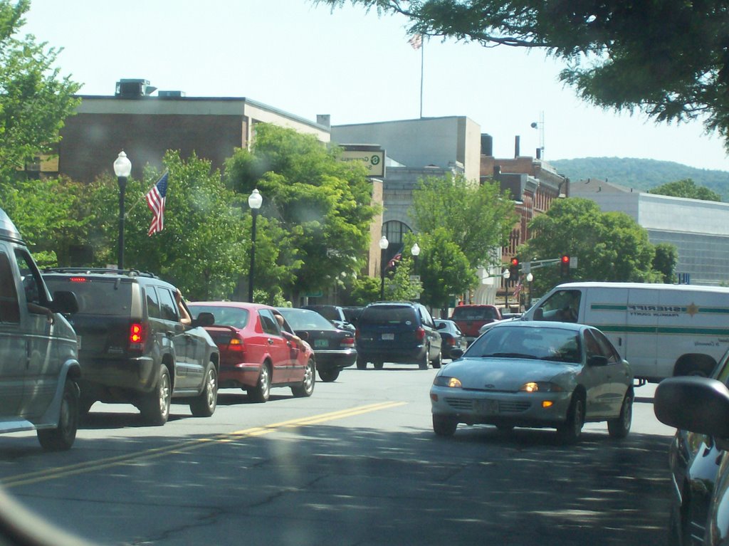 Downtown Greenfield at "Rush Hour"
