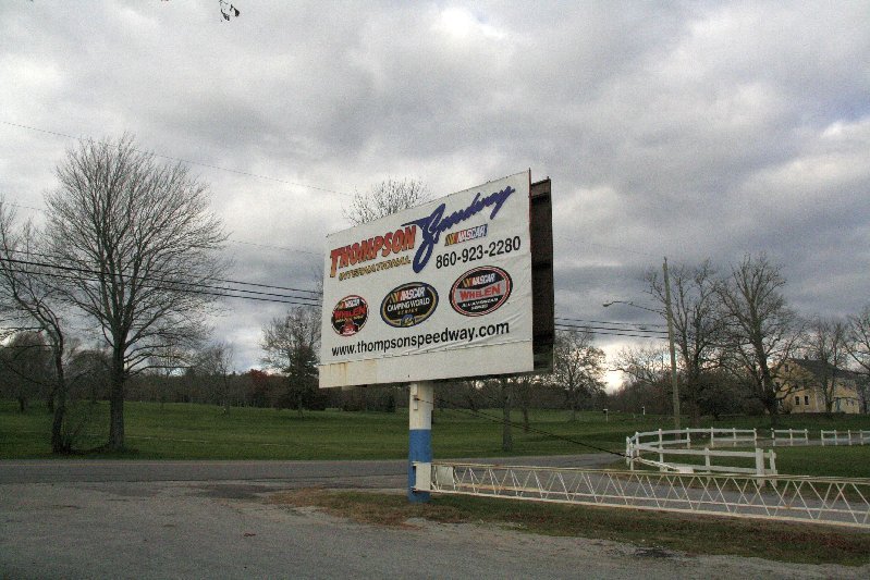 Thompson Speedway Entrance