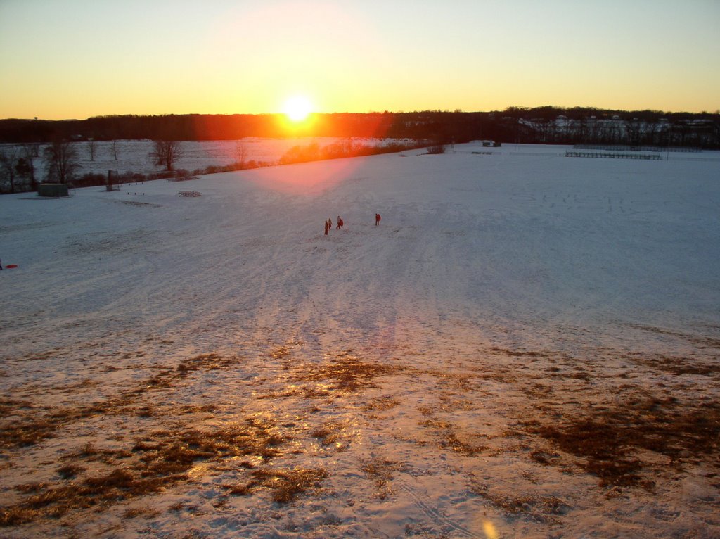 Sunset sliding at Enfield High