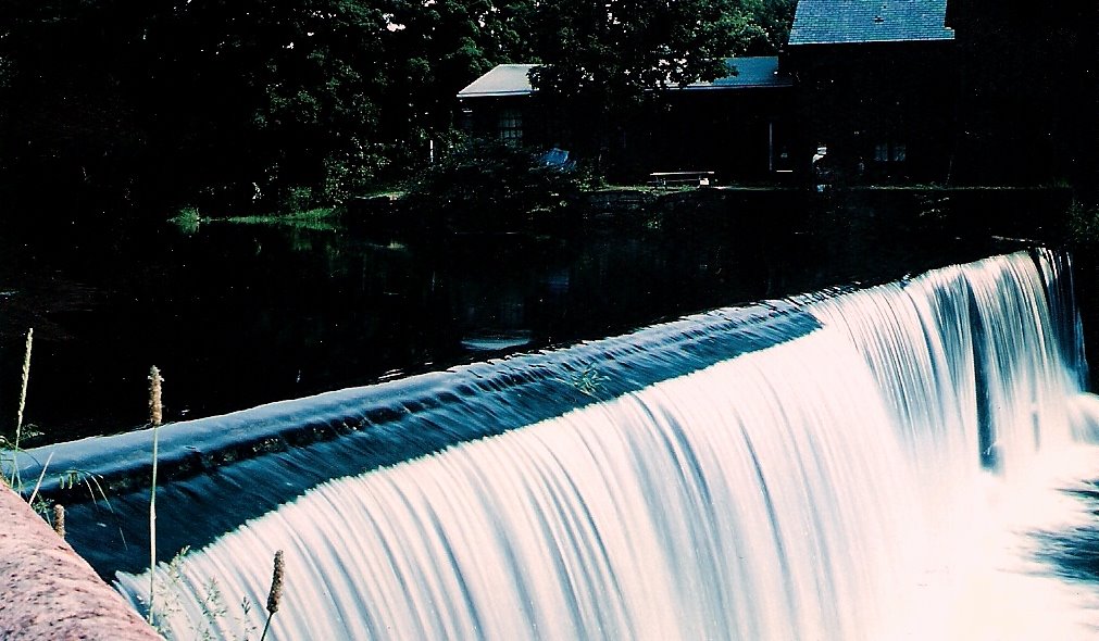 Waterfall in Somersville Pond, Ct 95