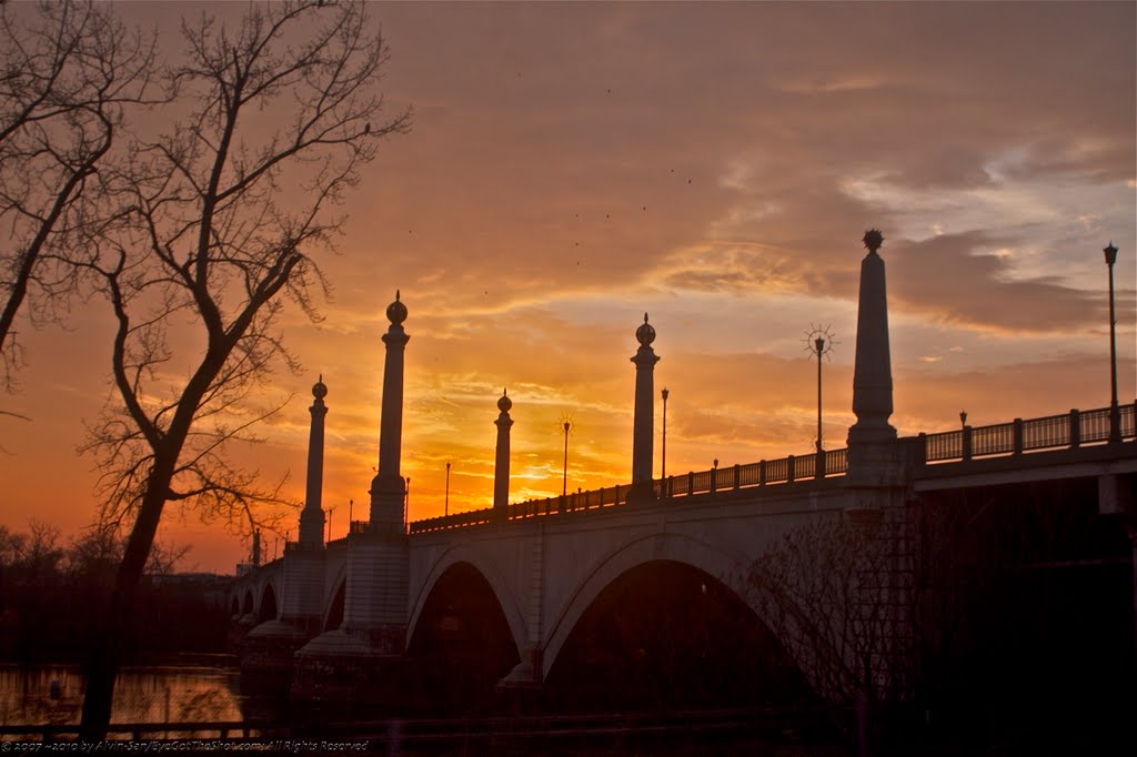 Dusk At Memorial Bridge