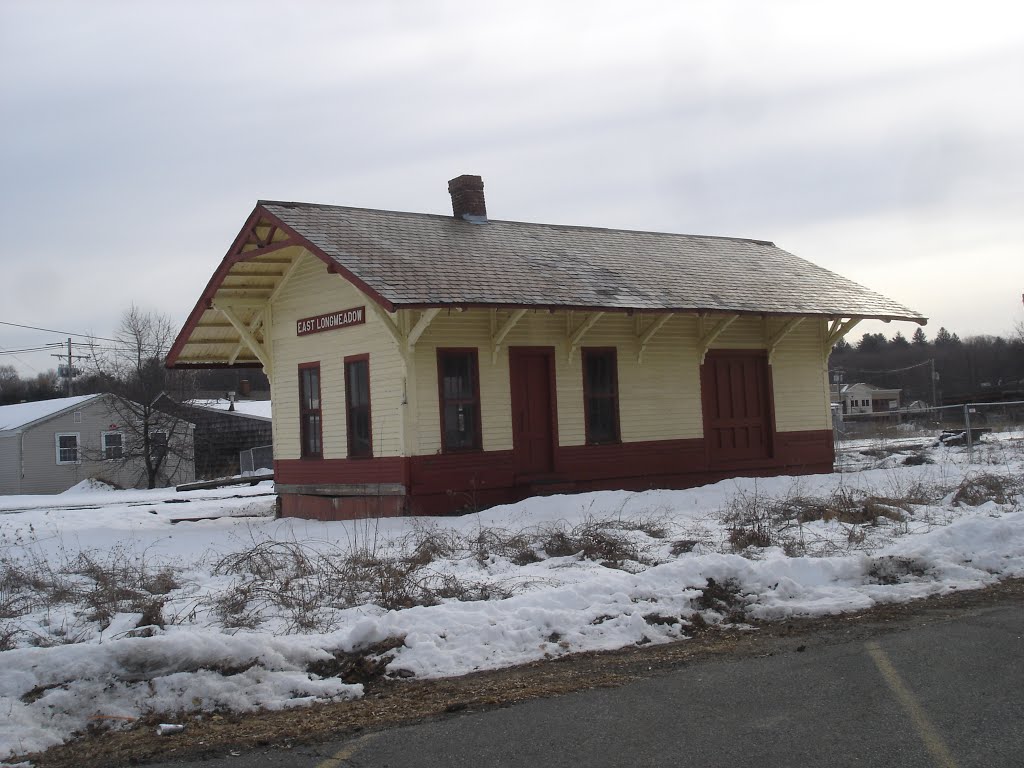 Abandoned East Longmeadow rail station