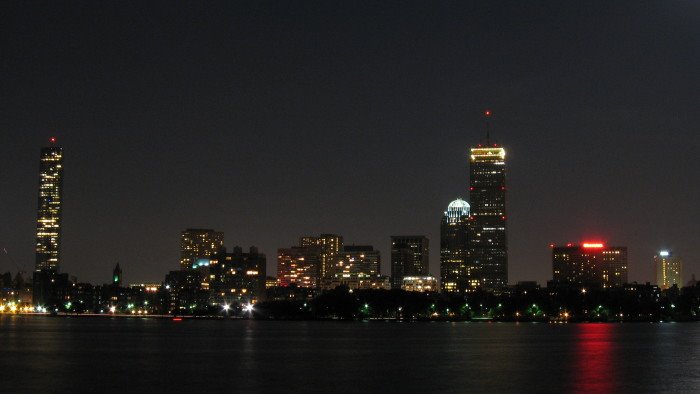 Boston by night