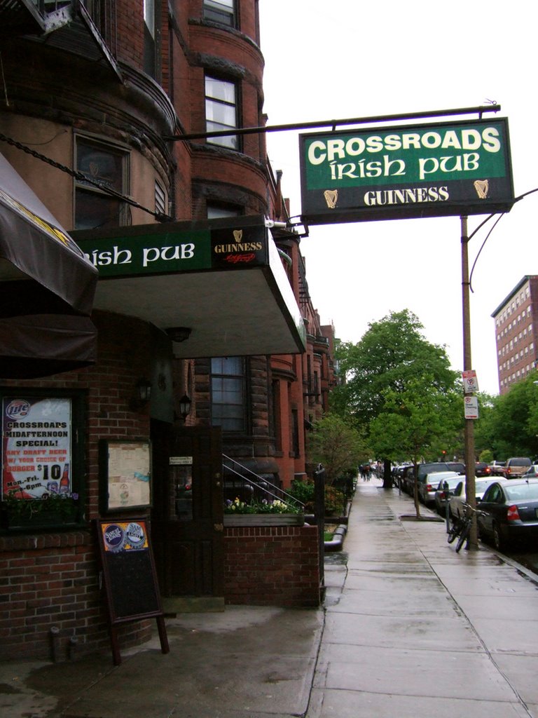 Crossroads Irish Pub; a great old local Pub at one time. Its been 4 things other than an Irish Pub but its a Boston Pub now.