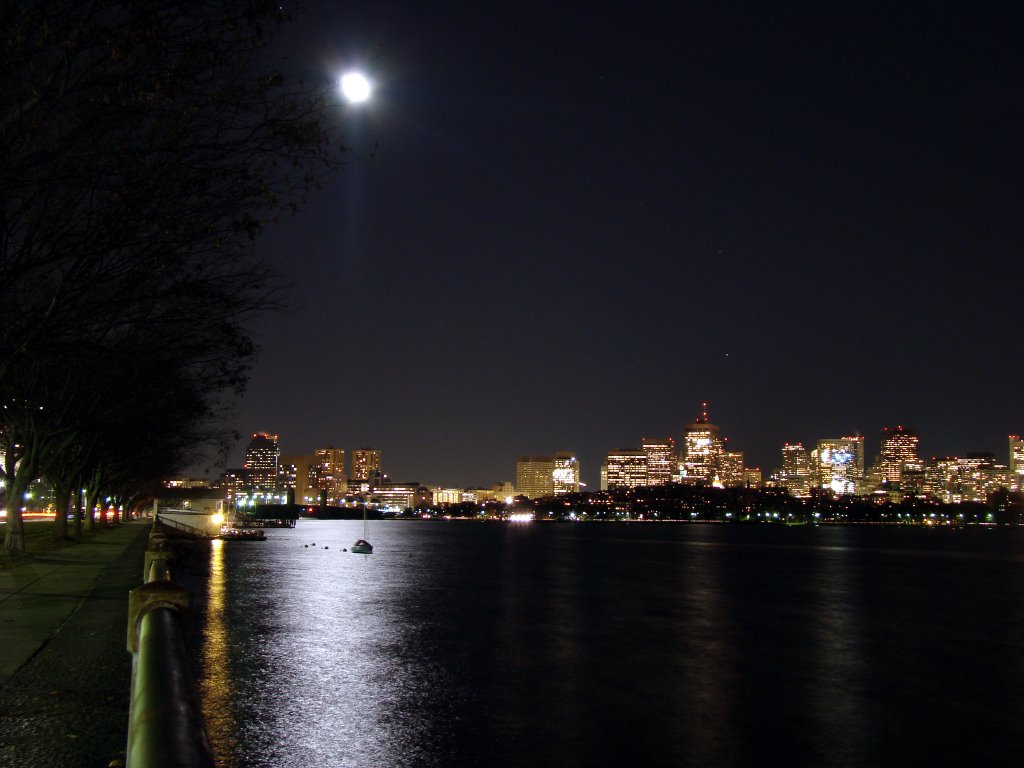 DSC06144n Boston at Night 11/27/07 21:16-  E view