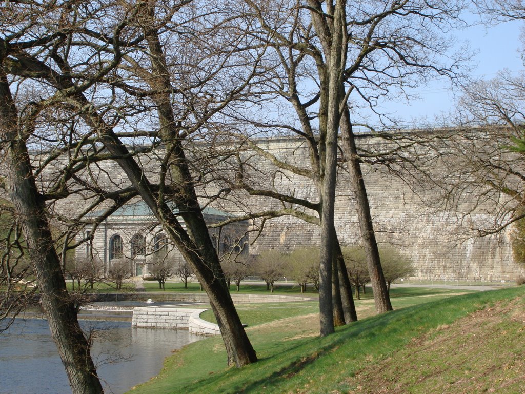Clinton Dam at Wachusett Reservoir