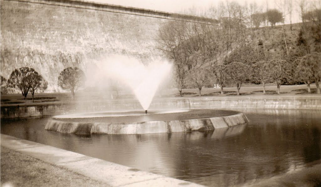 Fountain at Wachusett Dam
