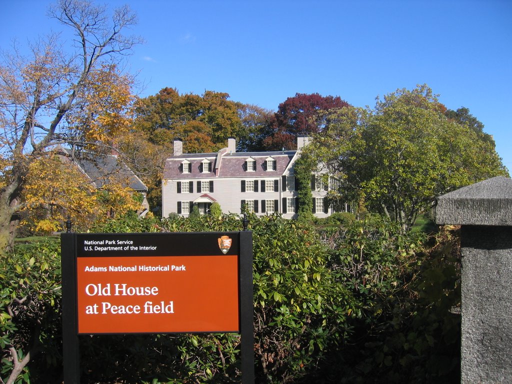 John Adams Old House at Peace Field. Quincy, MA