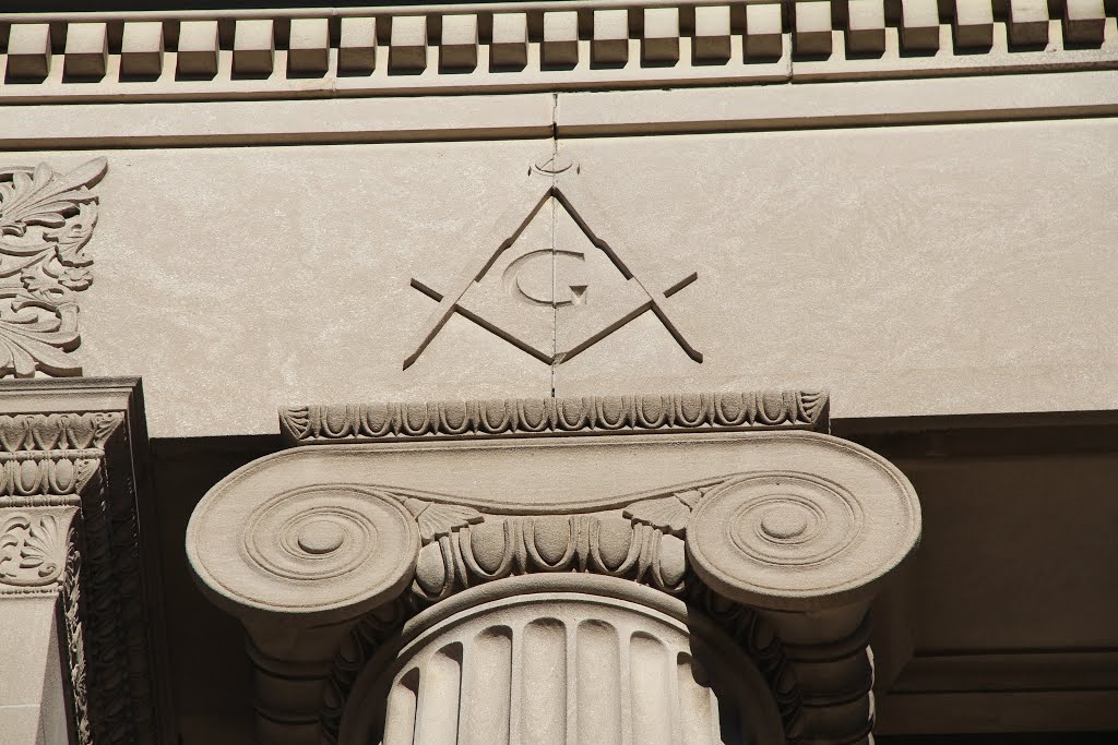 Masonic Temple Detail, Quincy MA (1926)