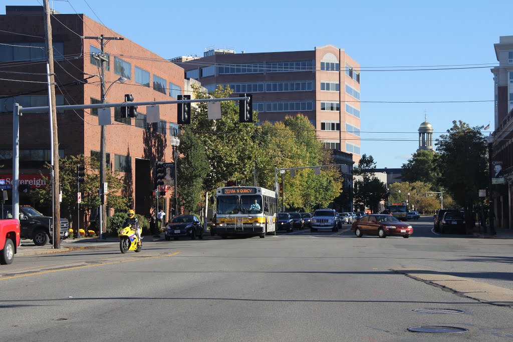 Looking SE Along Hancock St, Quincy MA