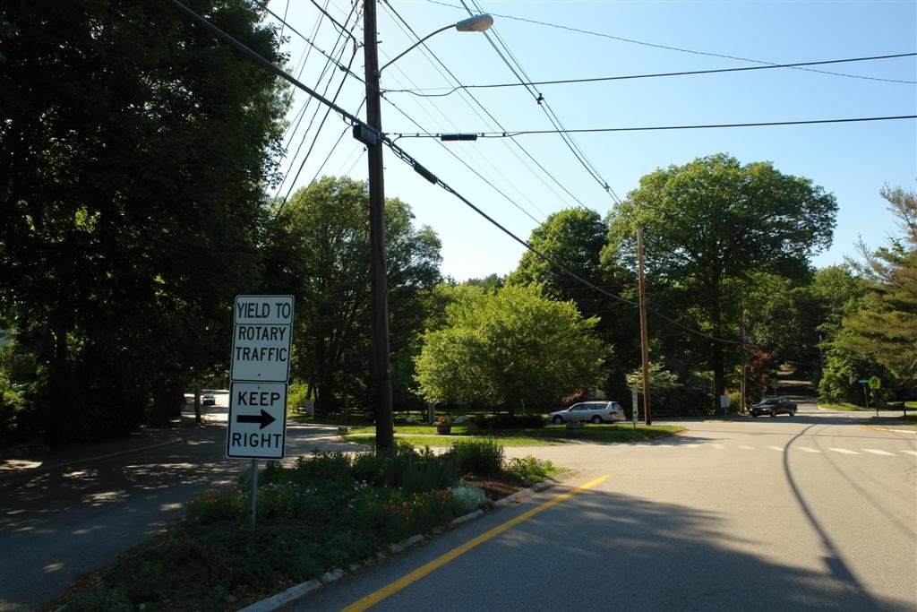 Hancock Street Rotary - Lexington, MA
