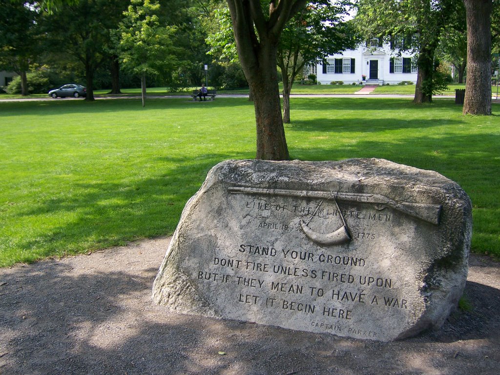 Capt. Parker Monument Lexington Green