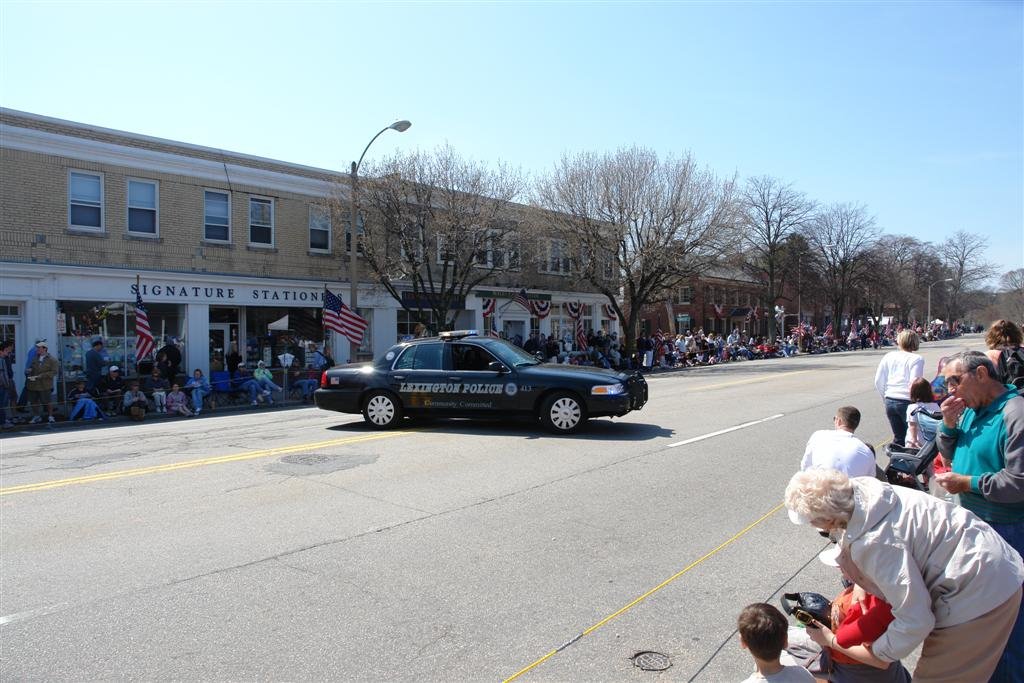 Lexington Police Cruiser on Massachusetts Avenue - Lexington Center - Lexington, MA - April 19th, 2008