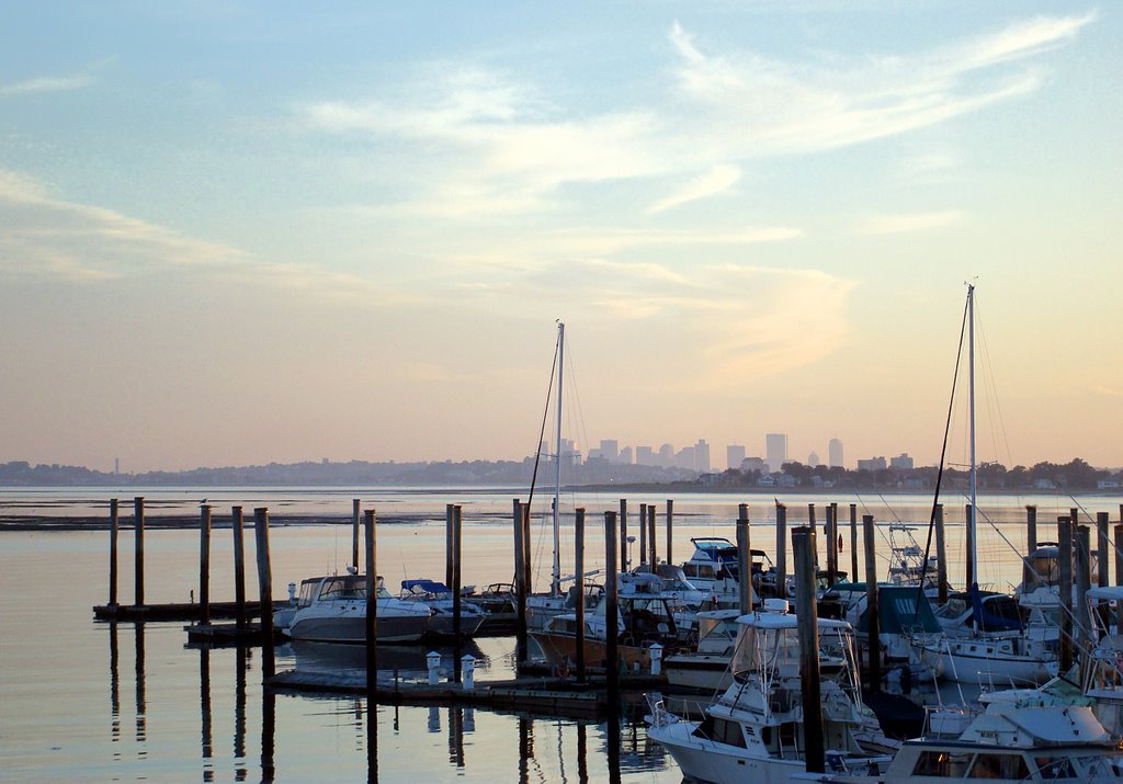 View on Boston from Lynn, MA