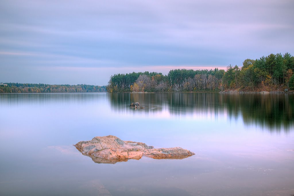 Just rock at Spot Pond