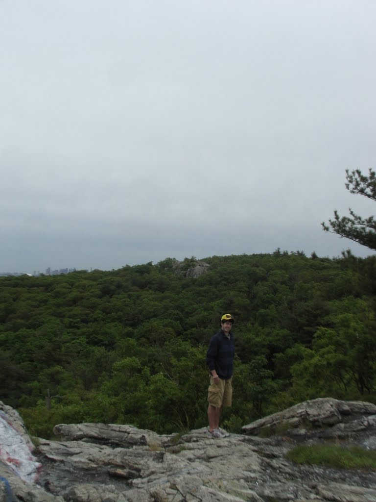 Standing on White Rocks looking towards Black Rocks