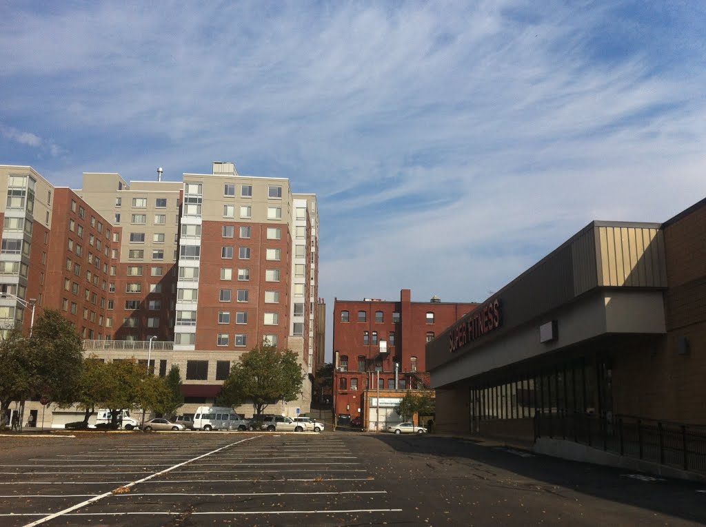 View towards 145 Exchange Street Apt Development