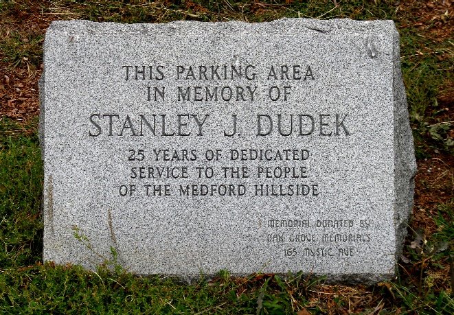 Dudek Memorial Parking Area
