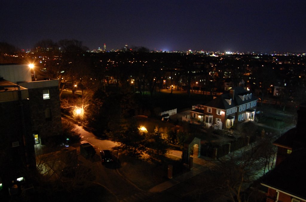 View of Tufts from Fletcher School