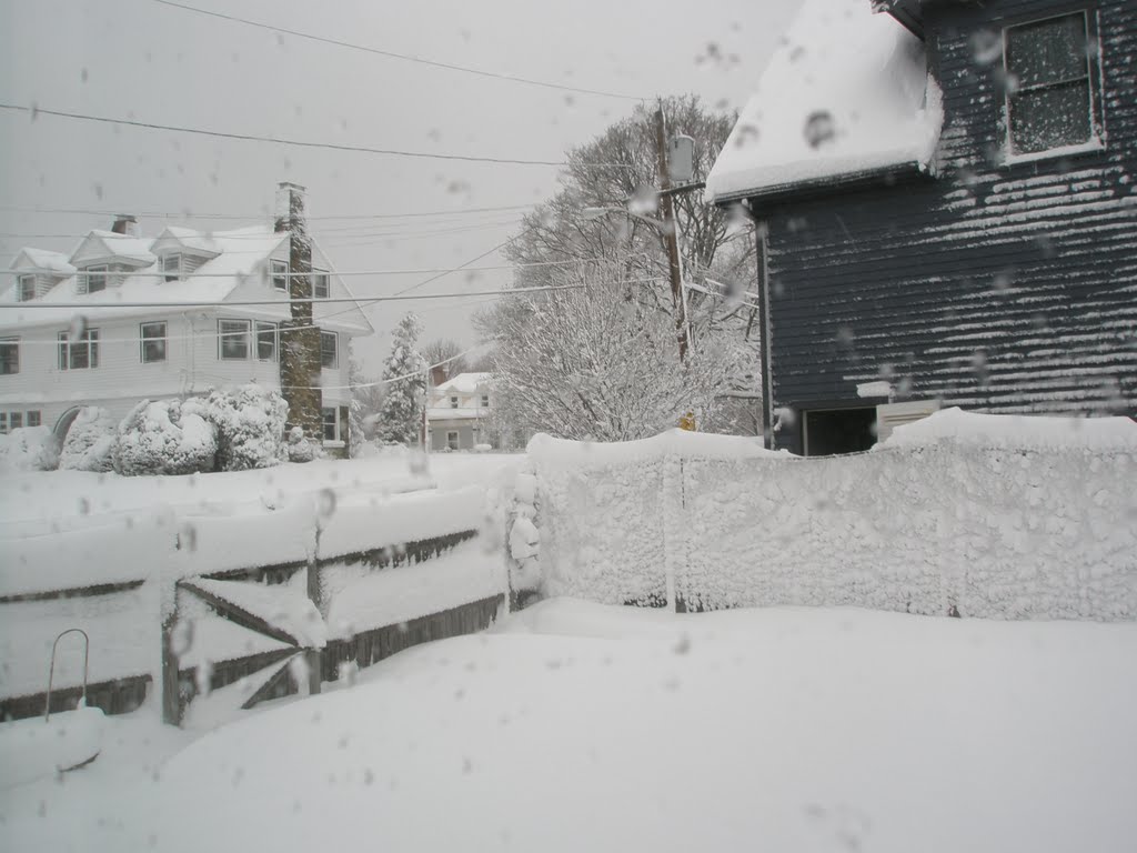 Medford, Lawrence Estates after a noreaster 2011